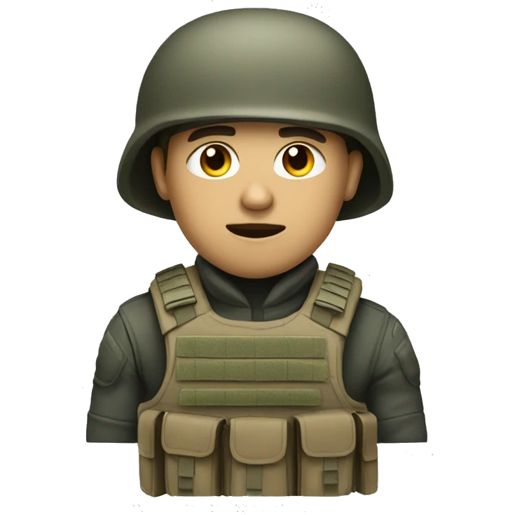 Modern soldier  emoji