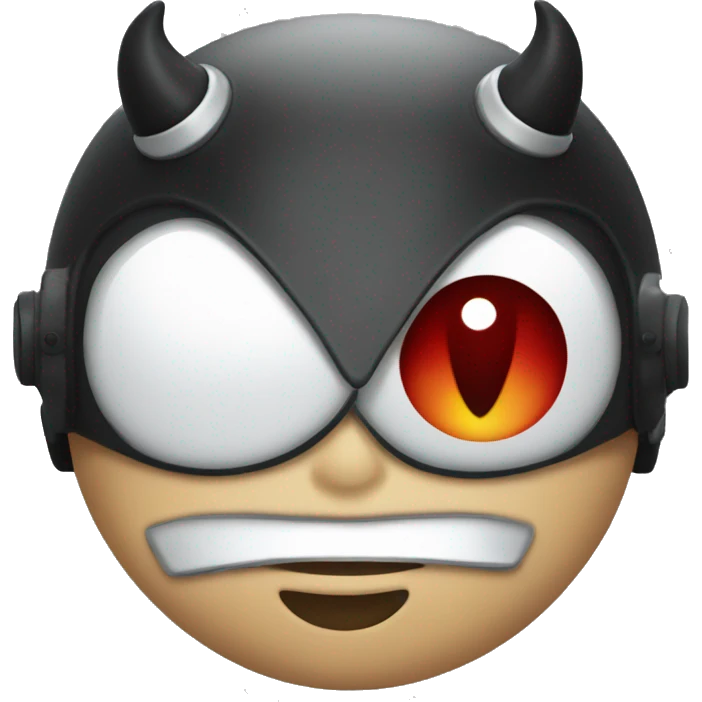devil with Skid Lid emoji