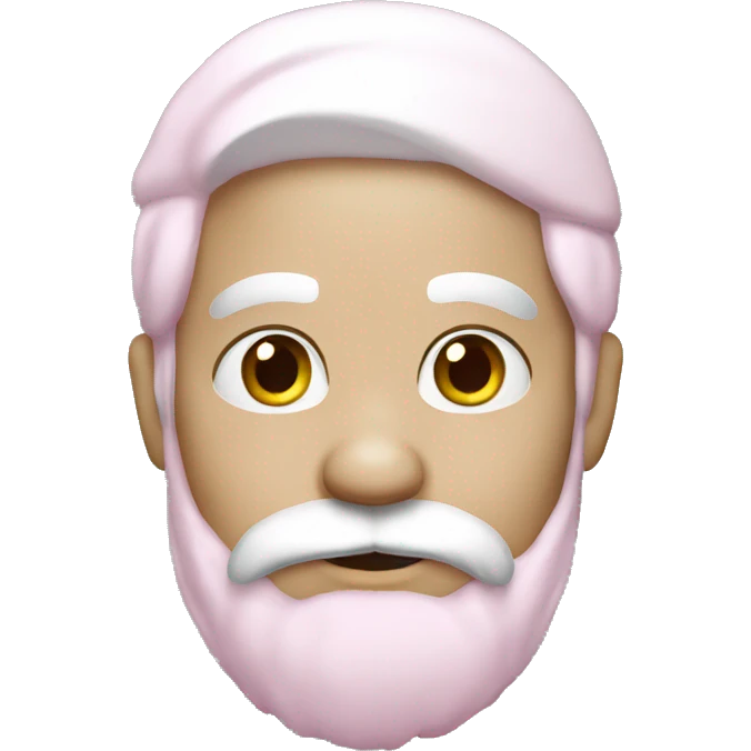 Pink santa claus white skin emoji
