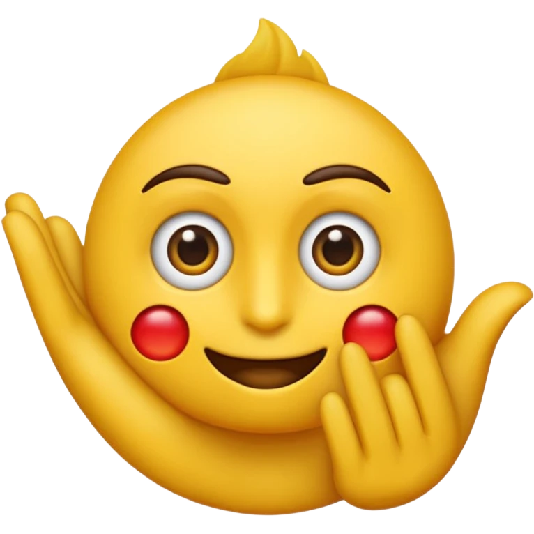 haz un emoji muy enojado mirandome con una mano delante que con dos dedos segnale los ojos, un dedo a ojo emoji