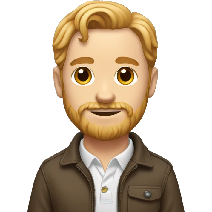 White Man holding cocker spaniel  pappy mix emoji