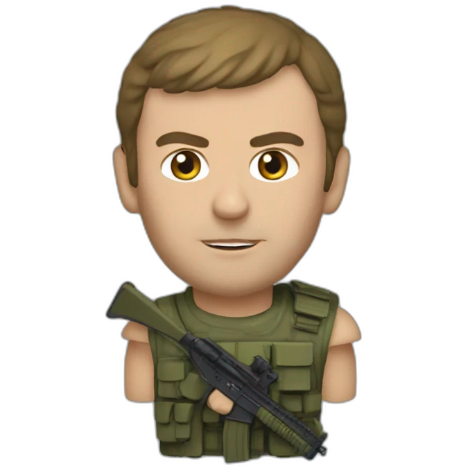 macron rambo emoji