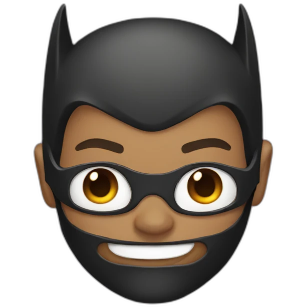Bat man emoji