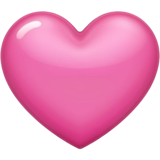 Pink heart but the heart is open in the middle emoji