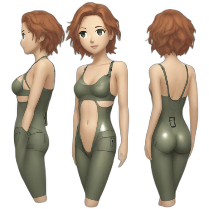 Metal gear solid sneaking box swimsuit emoji