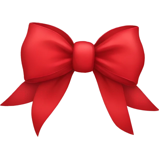 red bow emoji