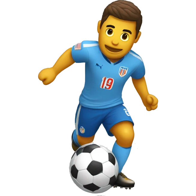 Un pato jugando fútbol americano emoji