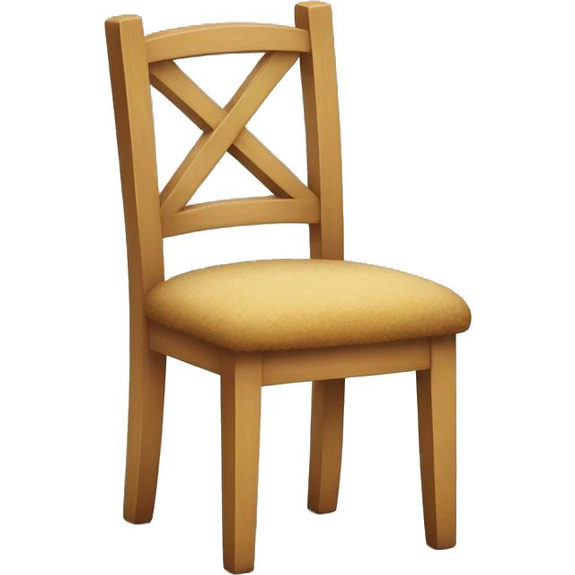 Breadcrumbs on chair emoji