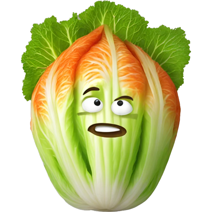 Napa cabbage with Red pepper powder sauce  emoji