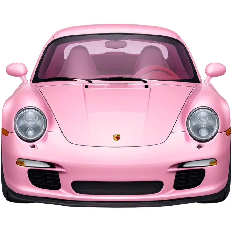 Pink pastel Porsche  emoji