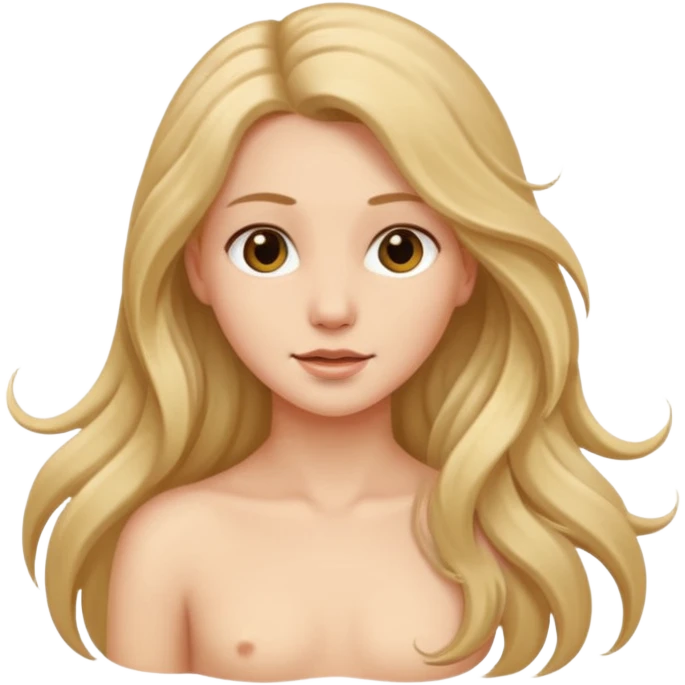 a naked girl emoji