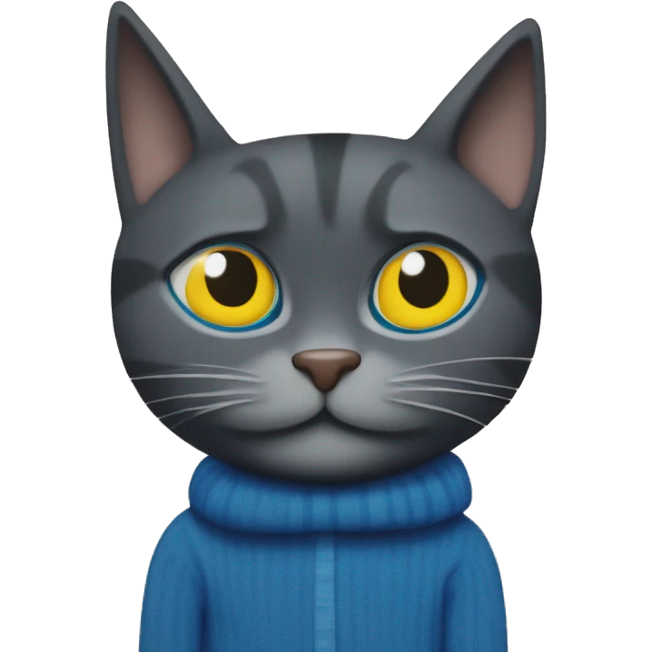 pete the cat from the picture book emoji