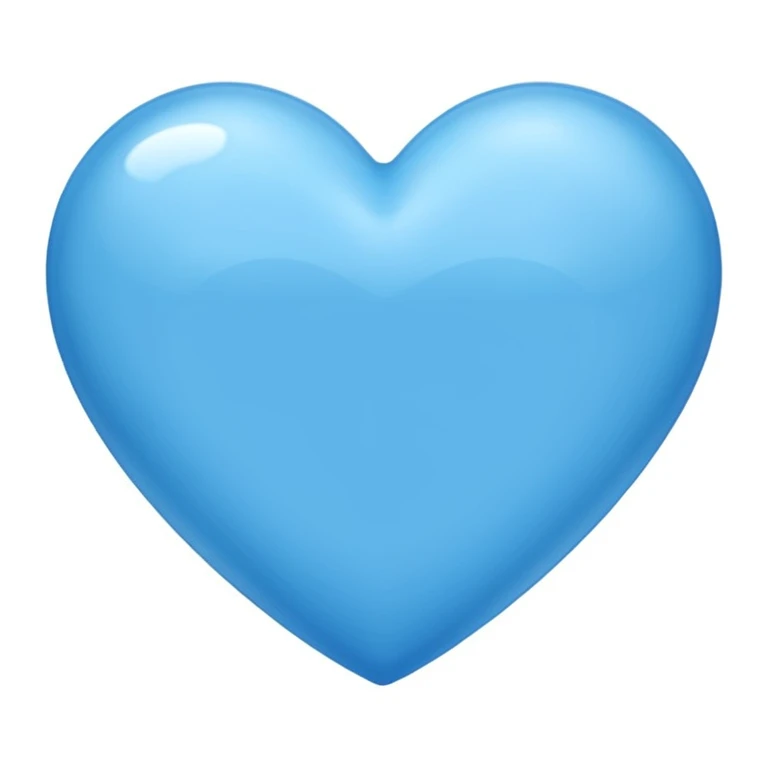 Blue heart emoji