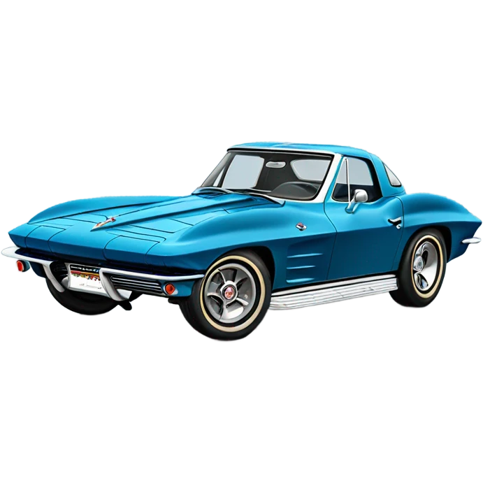 1963 corvette sea blue emoji