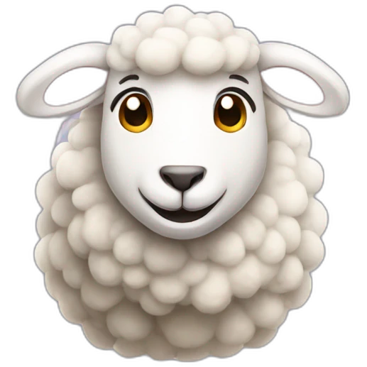 happy sheep emoji