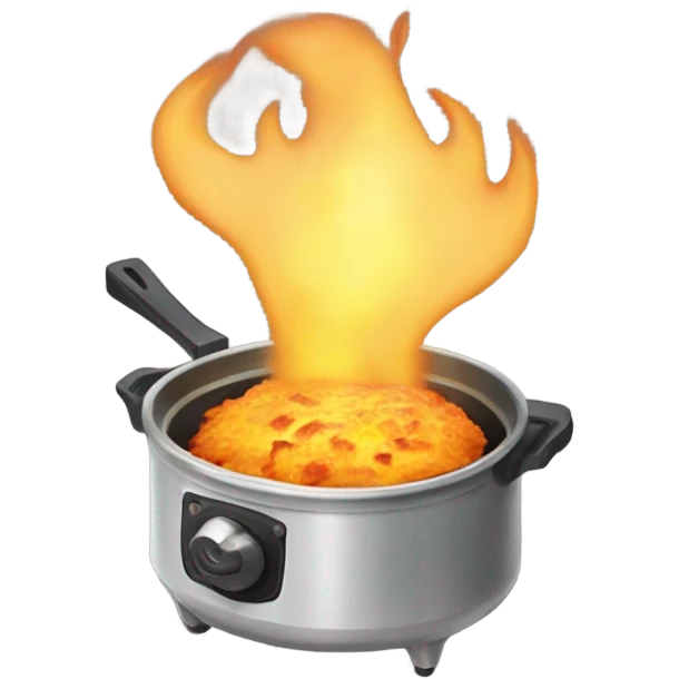 calcifer from howls moving castle eat scrambled eggs  emoji