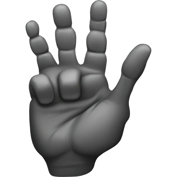 Rock hand from the side emoji
