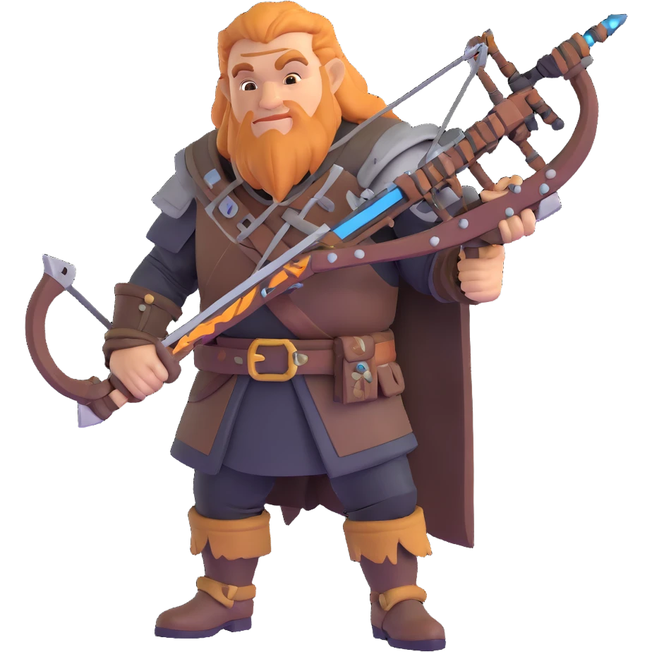 Varric Tethras dwarf rogue with Bianca crossbow emoji