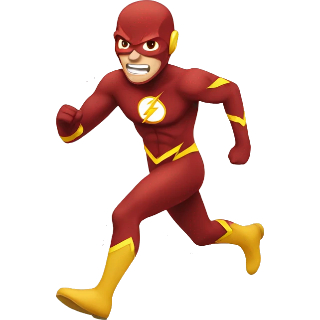 Flash running emoji