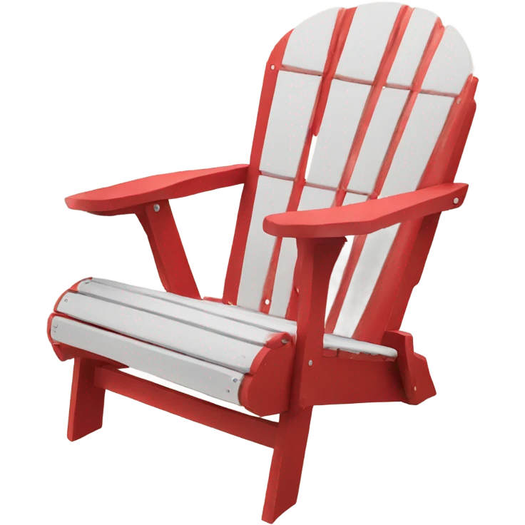 Red Muskoka chair emoji