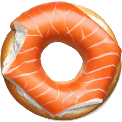 Salmon Bagel  emoji