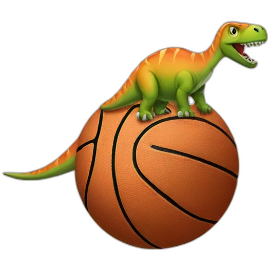 basketball dino emoji