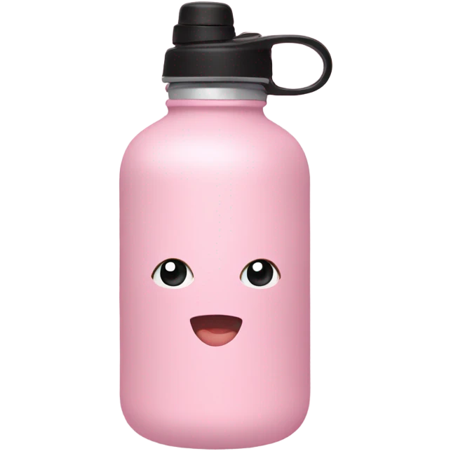 light pink water bottle  emoji