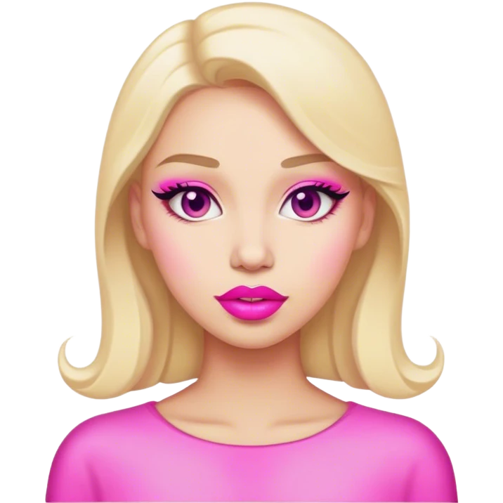 pink lipstick emoji