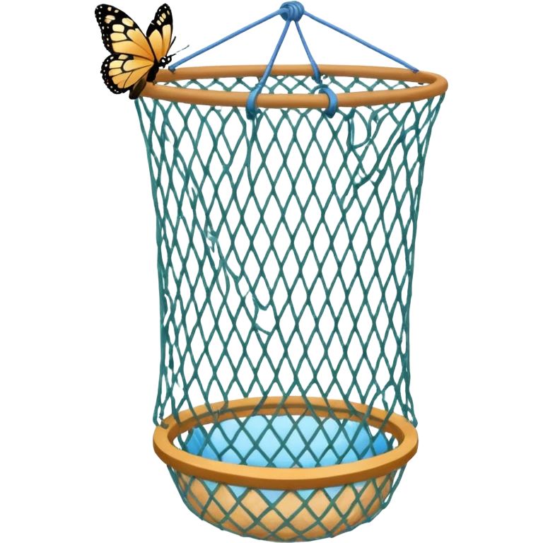 a net for catching butterflies emoji