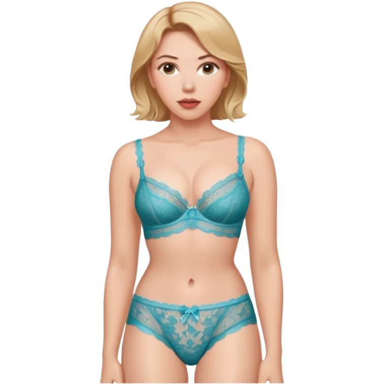 Scarlett Johansson underwear model emoji