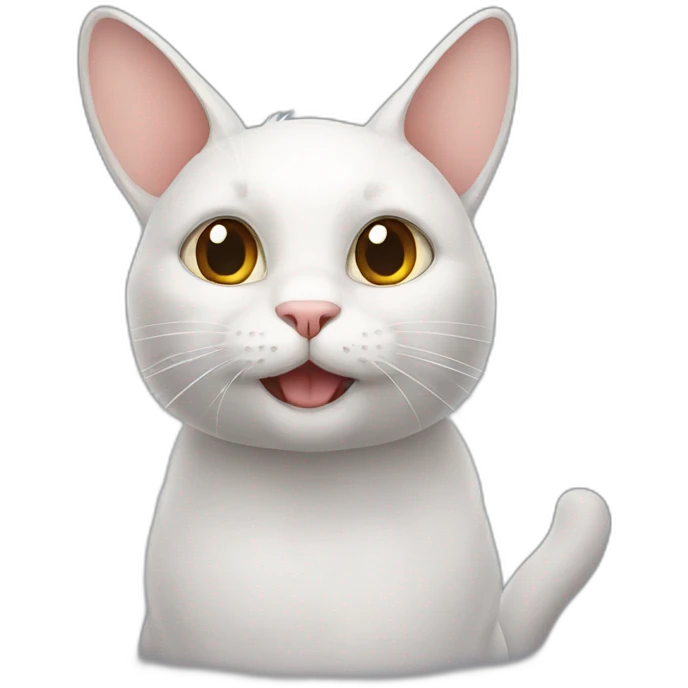 Rabbit cat emoji