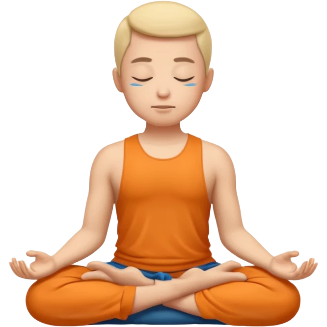 meditation emoji