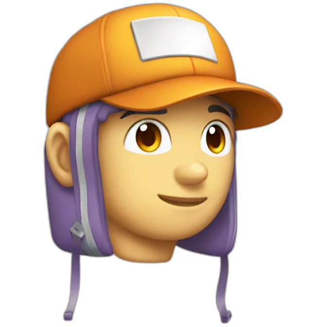 Game boy hat emoji
