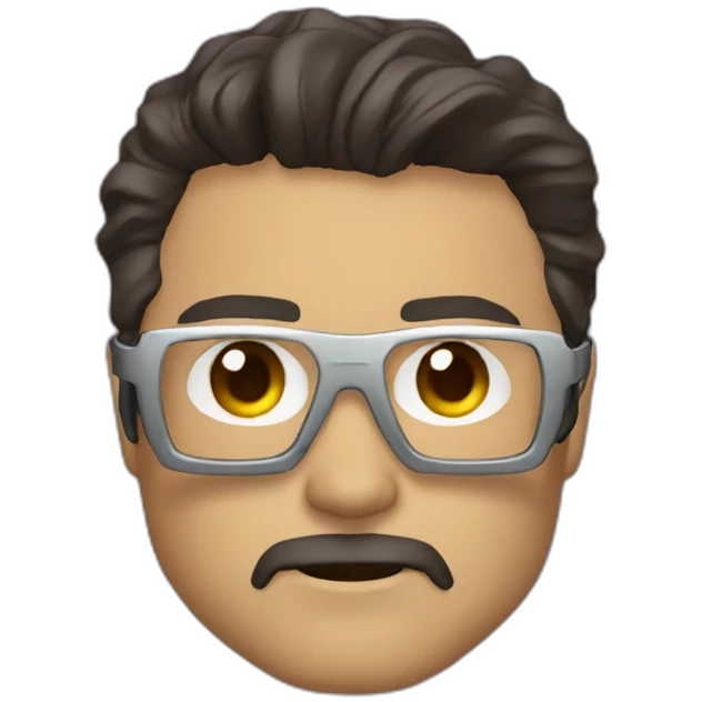 iron man con lentes emoji
