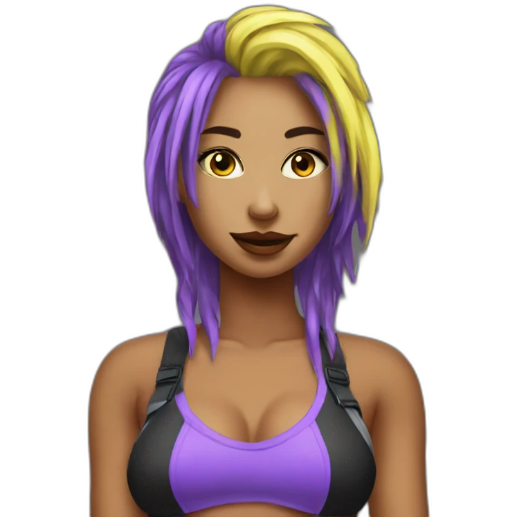 Sexy raver girl emoji