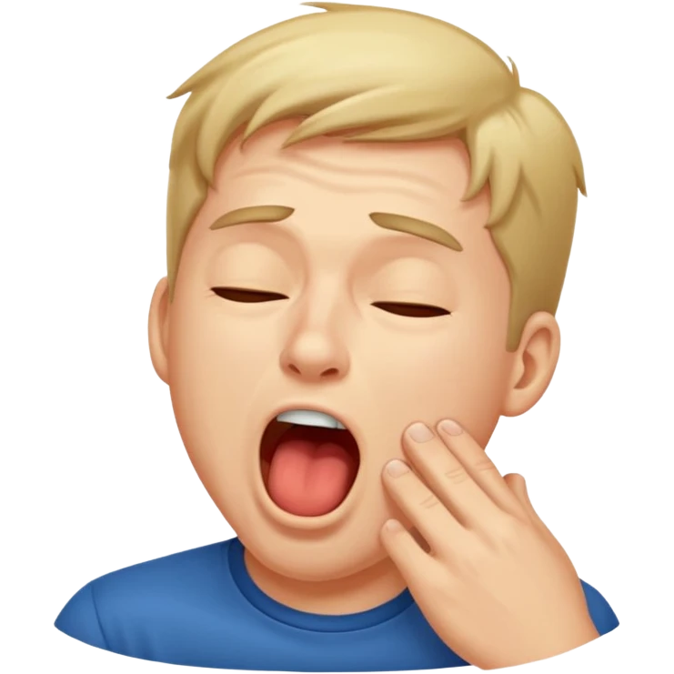  man Yawning  emoji