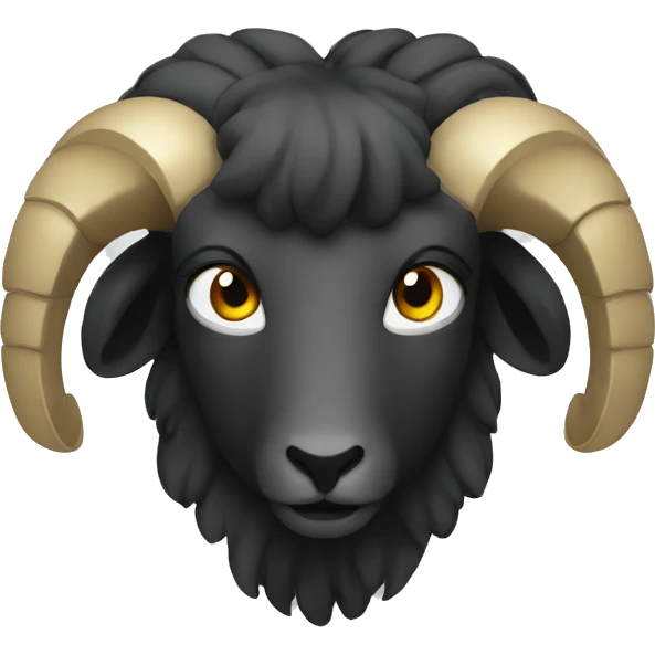 The evil ram emoji