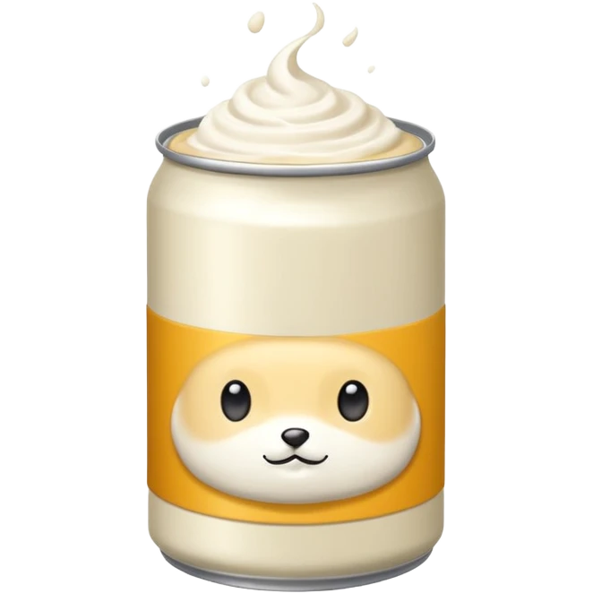 creme fouette avec une bombe emoji