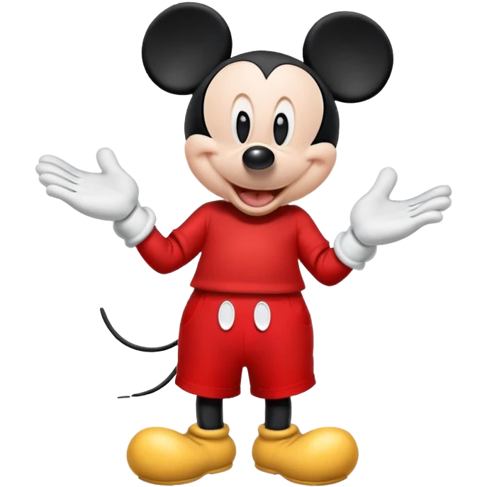 classic Mickey Mouse emoji