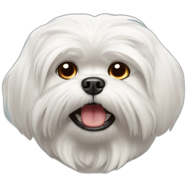 Angry Maltese dog emoji