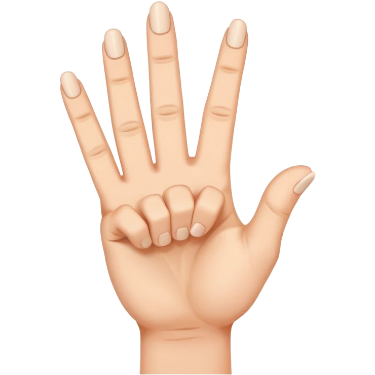 Triple middle fingers emoji