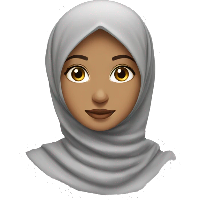 Beautiful Hijabi girl emoji