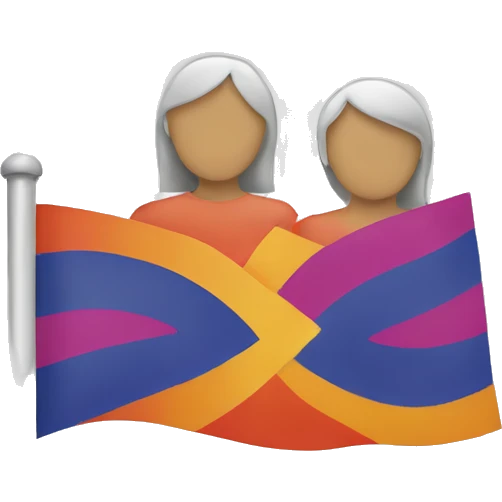 Lesbian flag emoji
