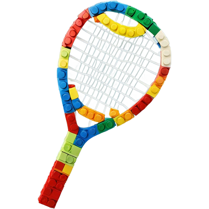 Lego tennis racquet emoji