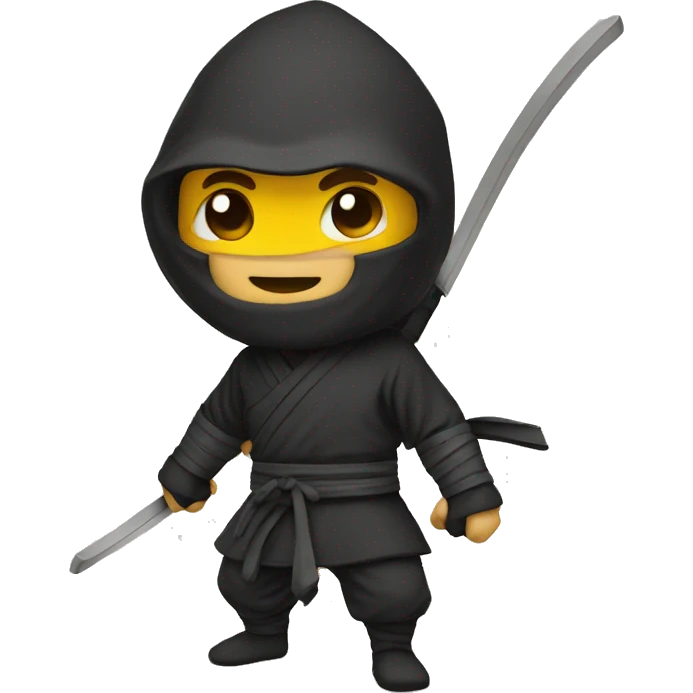 Singe ninja emoji