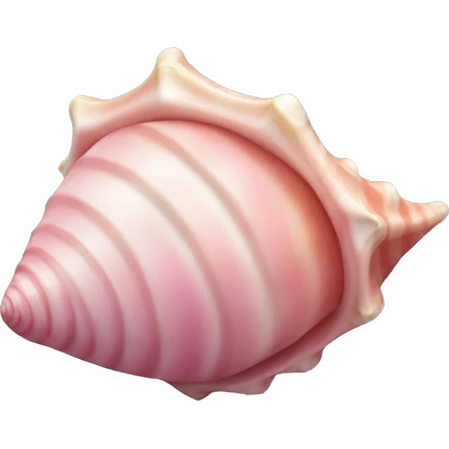 Pink conch shell  emoji