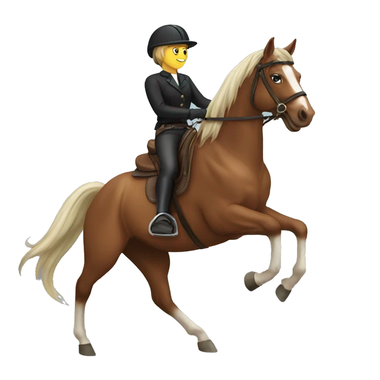 Horse riding  emoji