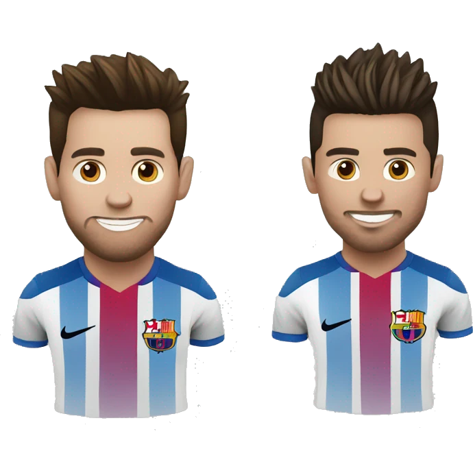 Messi et Ronaldo  emoji