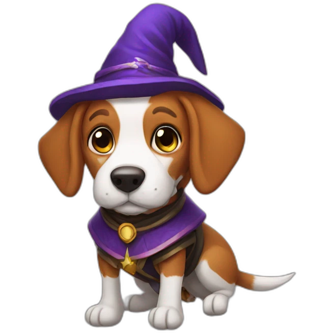 beagle mage emoji