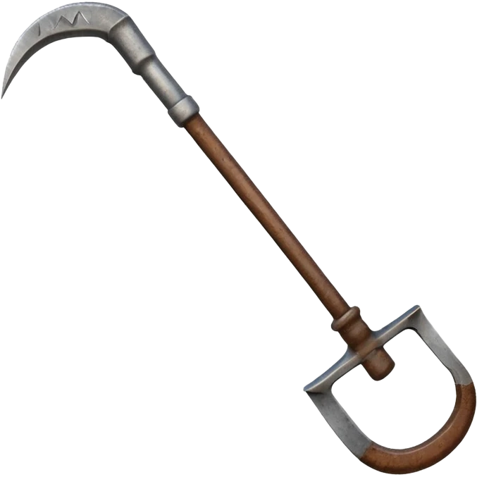 Sickle and hoe emoji